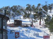 Skigebiet, Puerto de Navacerrada, Spanien