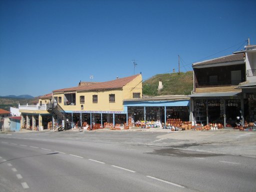 Höhlenwohnung, Purullena, Spanien, Keramik Händler