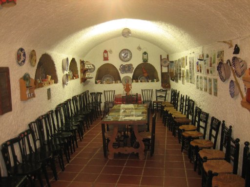 Höhlenwohnung, Purullena, Spanien, großer Raum