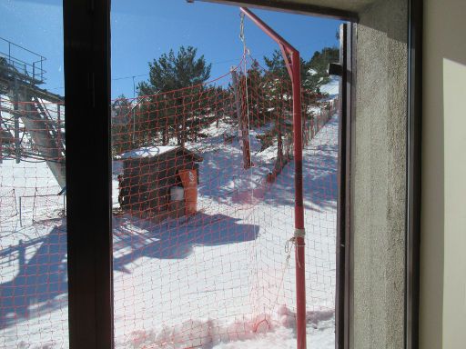 Skigebiet, Valdesquí, Après-Ski, Spanien, Ausblick auf den Lift und die Piste