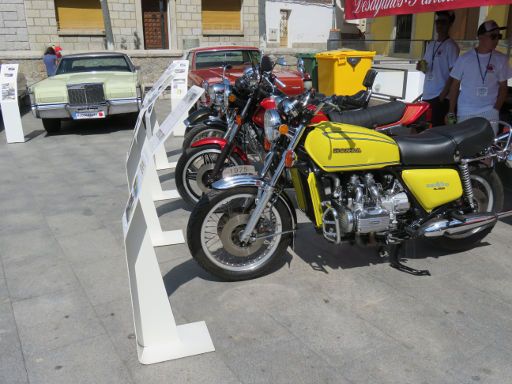 2. Gran Exposición Vehículos Clásicos 2017, Robledo de Chavela, Spanien, Honda GL 100 Gold Wing Baujahr 1977