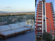 Hotel Obelisco, Bar Dachterrasse, S’Arenal, Mallorca, Spanien, Sitzgelegenheiten mit Blick ins Landesinnere