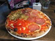Mamma Mia, italienisches Restaurant, S’Arenal, Mallorca, Spanien, Pizza Quattro Stagioni, Vier Jahreszeiten