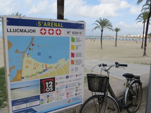 Strand Verbote und Regeln, S’Arenal, Mallorca, Spanien, Allgemeine Hinweise