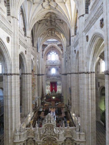 Salamanca, Spanien, Blick in die neue Kathedrale