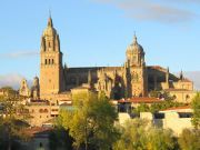 Salamanca, Spanien, Wahrzeichen der Stadt die Kathedralen und der Turm