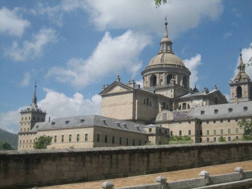 Schloss und Kloster, San Lorenzo de El Escorial, Spanien, Schloss Kloster Talseite