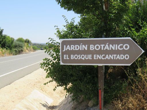 El Bosque Encantado, San Martín de Valdeiglesias, Spanien, Abfahrt von der M–501