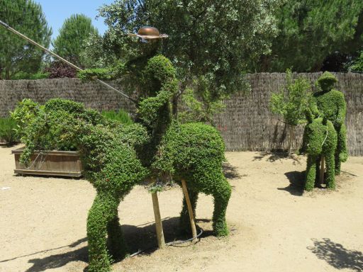 El Bosque Encantado, San Martín de Valdeiglesias, Spanien, Don Quijote de la Mancha und Sancho Panza