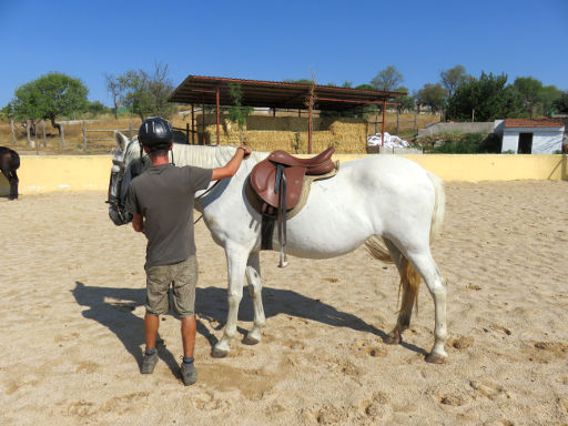 Finca El Recreo, Pferd Ausritt, San Martín de Valdeiglesias, Spanien, kurze Einweisung
