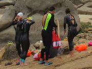 Open Water Schwimmtreffen 2023, San Martín de Valdeiglesias, Spanien, Start Schwimmen