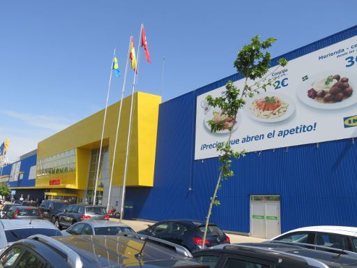 Einkaufszentrum, Outlet, Baumarkt, Elektronikmarkt, San Sebastián de los Reyes, Spanien, IKEA® Außenansicht