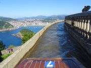 Monte Igueldo, Río misterioso, San Sebastian, Spanien, Ausblick Richtung La Concha Bucht