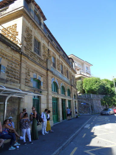 Monte Igueldo Funicular, Standseilbahn, San Sebastian, Spanien, Monte Igueldo Funicular, Standseilbahn, Außenansicht, Plaza del Funicular 4, 20008 San Sebastian