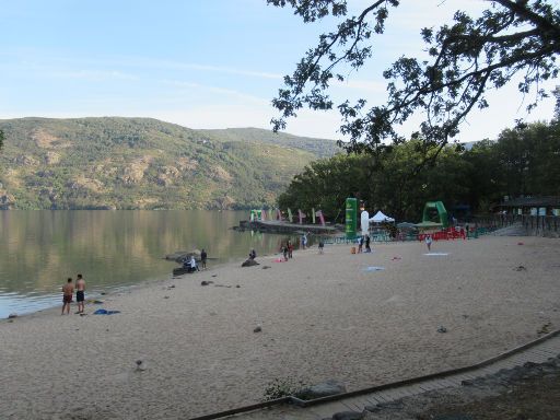 Lago de Sanabria, Schwimmwettbewerb 2021, Galende, Provinz Zamora, Spanien, Lago de Sanabria Playa de Viquiella