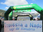 Lago de Sanabria, Schwimmwettbewerb 2022, Galende, Provinz Zamora, Spanien, Start– Zielbereich am Ufer