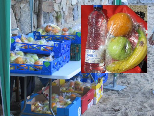 Lago de Sanabria, Schwimmwettbewerb 2026, Galende, Provinz Zamora, Spanien, Apel, Orange, Banane und 0,5 Liter Wasser f&uuml;r alle Teilnehmer