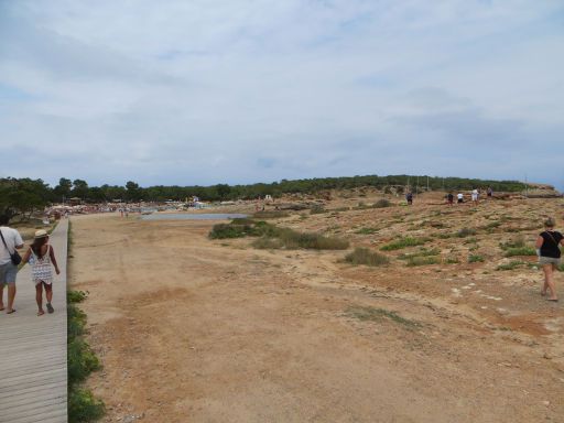 Sant Antoni, Ibiza, Spanien, Strände und Buchten, Zugang zum Cala Bassa