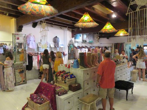 Sant Carles Kilometer 12, Ibiza, Spanien, Las Dalias Nachtmarkt, Boutique de Las Dalias