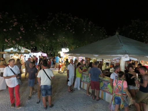 Sant Carles Kilometer 12, Ibiza, Spanien, Las Dalias Nachtmarkt, Bar