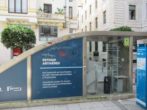 Santander, Spanien, Luftschutzraum aus dem spanischen Bürgerkrieg