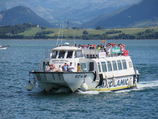 Hafenrundfahrt, Santander, Spanien, Ausflugsboot Regina Deciomo