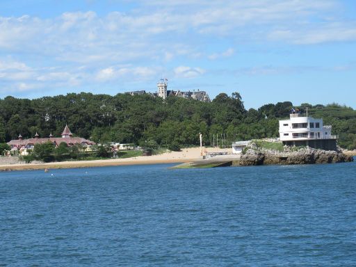 Hafenrundfahrt, Santander, Spanien, Blick auf die Península de La Magdalena