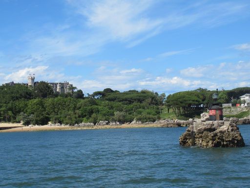 Hafenrundfahrt, Santander, Spanien, Blick auf die Península de La Magdalena