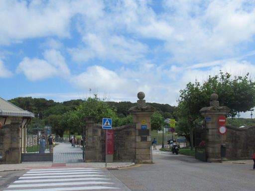 Península de La Magdalena, Santander, Spanien, Eingang in der Calle de la Familia Real, 39005 Santander