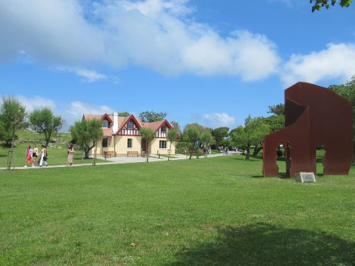 Península de La Magdalena, Santander, Spanien, Park und Aufgang zum Palast