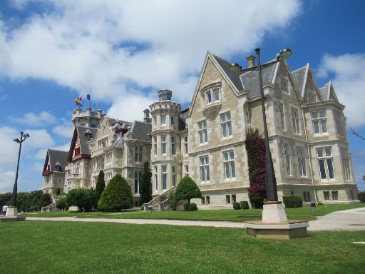 Península de La Magdalena, Santander, Spanien, Palast La Magdalena