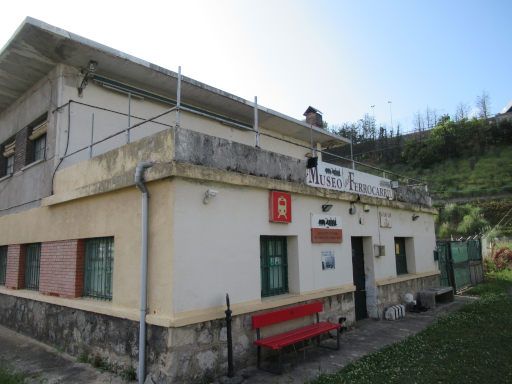 Museo Cántabro del Ferrocarril, Santander, Spanien, Museum Außenansicht und Eingang