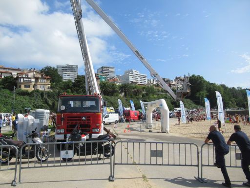 VII Travesía a nado, Bomberos, Semana Grande de Santander, 2025 Schwimmwettbewerb, Spanien, Explanada de Gamazo