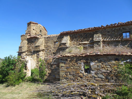 Sarnago, Soria, Spanien, Außenansicht ehemalige Kirche
