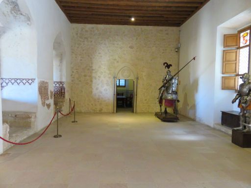 Alcázar de Segovia, Segovia, Spanien, Saal des alten Palastes