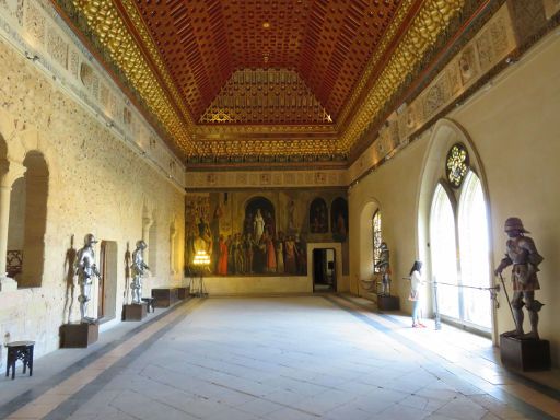 Alcázar de Segovia, Segovia, Spanien, Galeerensaal