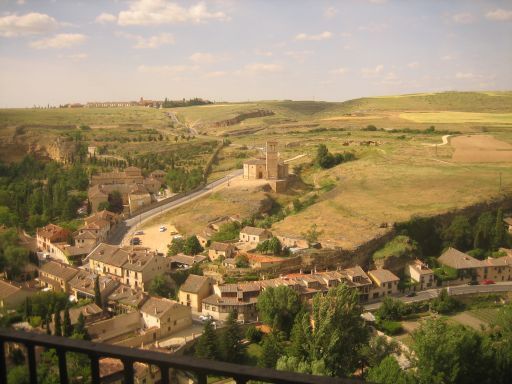 Alcázar de Segovia, Segovia, Spanien, Ausblick auf die Umgebung