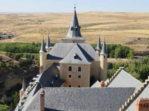 Alcázar de Segovia, Segovia, Spanien, Blick vom Turm Juan II