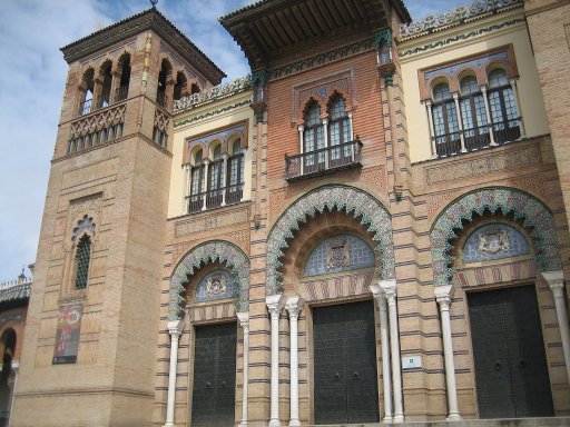 Sevilla, Spanien, Kathedrale, Pabellon Mudejar Museo de Artes y Costumbres populares