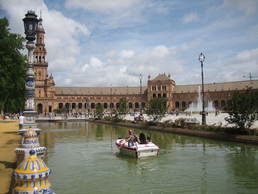 Sevilla, Spanien, Capitania General Plaza de España