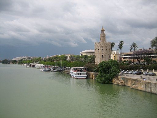 Sevilla, Spanien, Torre del Oro