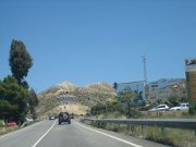 Sierra de Alhamilla, Andalusien, Spanien, Landstraße nach Tabernas