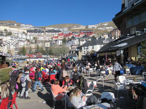 Sierra Nevada, Après-Ski, Spanien, Terrasse von Cafetería Vertical