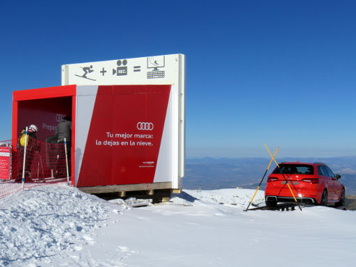 Audi Ski Run, sierra nevada®, Spanien, Start oberhalb von Borreguiles / Veleta