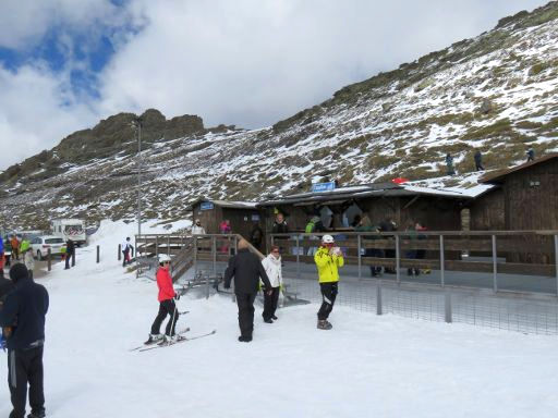 Skigebiet, sierra nevada®, Spanien, Schalter beim Parkplatz Los Peñones