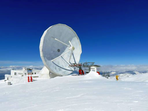 Skigebiet, sierra nevada®, Spanien, Radaranlage beim Startpunkt Visera und Poniente