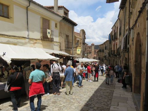 Sigüenza, Spanien, Gasse in der Altstadt