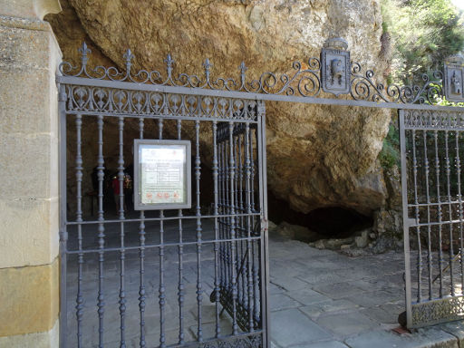 Kapelle San Saturio, Soria, Spanien, Eingang