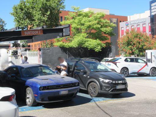 LPG Euronozzle Adapter Sicherheit, Spanien, madrid urban WeTaxi, Tanksäule 2 im September 2025