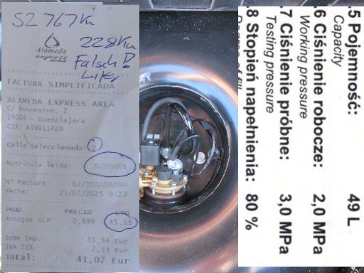 LPG, Autogas Tankstellen, Spanien, Alameda express area, Calle Nunneaton 2, 19004 Guadalajara, Betankung Abrechnung im Juli 2025